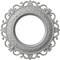 Ekena Millwork Orrington Ceiling Medallion (Fits Canopies up to 6 5/8"), 13 1/4"OD x 6 5/8"ID x 1 1/8"P, Frost CM13ORFRF - alternate 1